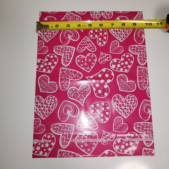 25 Heart Poly Shipping Bags Bundle - Picture 3 of 4